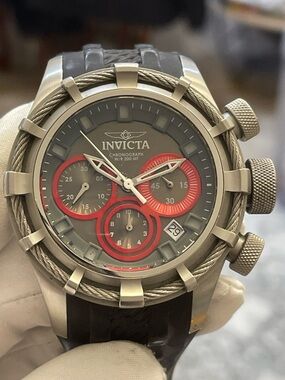 Invicta Bolt Men Chronograph Quartz Model 22154 Quartz 50mm Men’s Watch